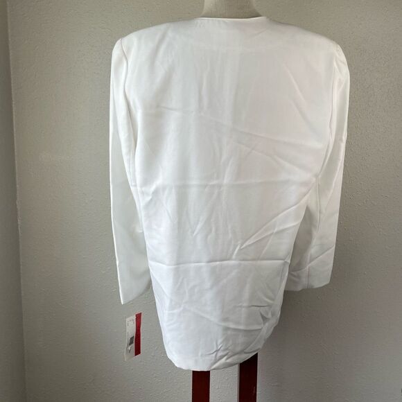 NWT Vintage Counterparts White Dress Jacket Size 10 - Picture 6 of 8